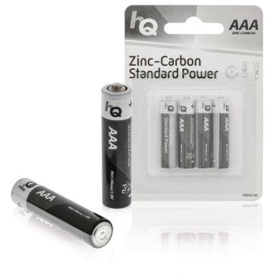 AAA Batterier Zinc-Carbon HQ 4-Pack