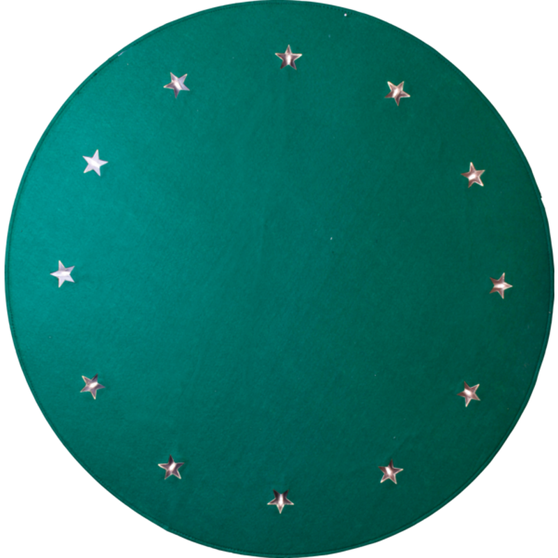 Julgransmatta LED Ø 100cm GRÖN