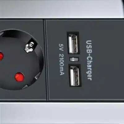 Alternative view of Office-Line grenuttag 4 uttag + 2 USB 1,8 m